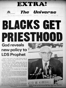 Priesthood Ban Reversed