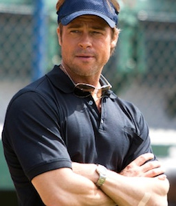 Brad Pitt as Billy Beane in "Moneyball"