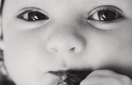 A picture of a cute little baby face can't hurt the appeal of this post